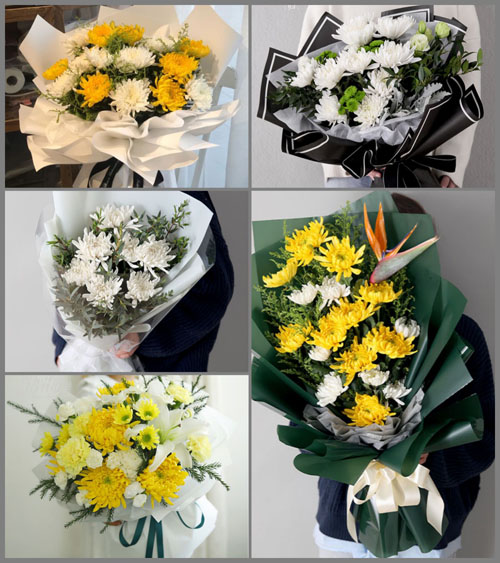 安徽安庆市宿松县河塌乡黄坂村白事花束代送